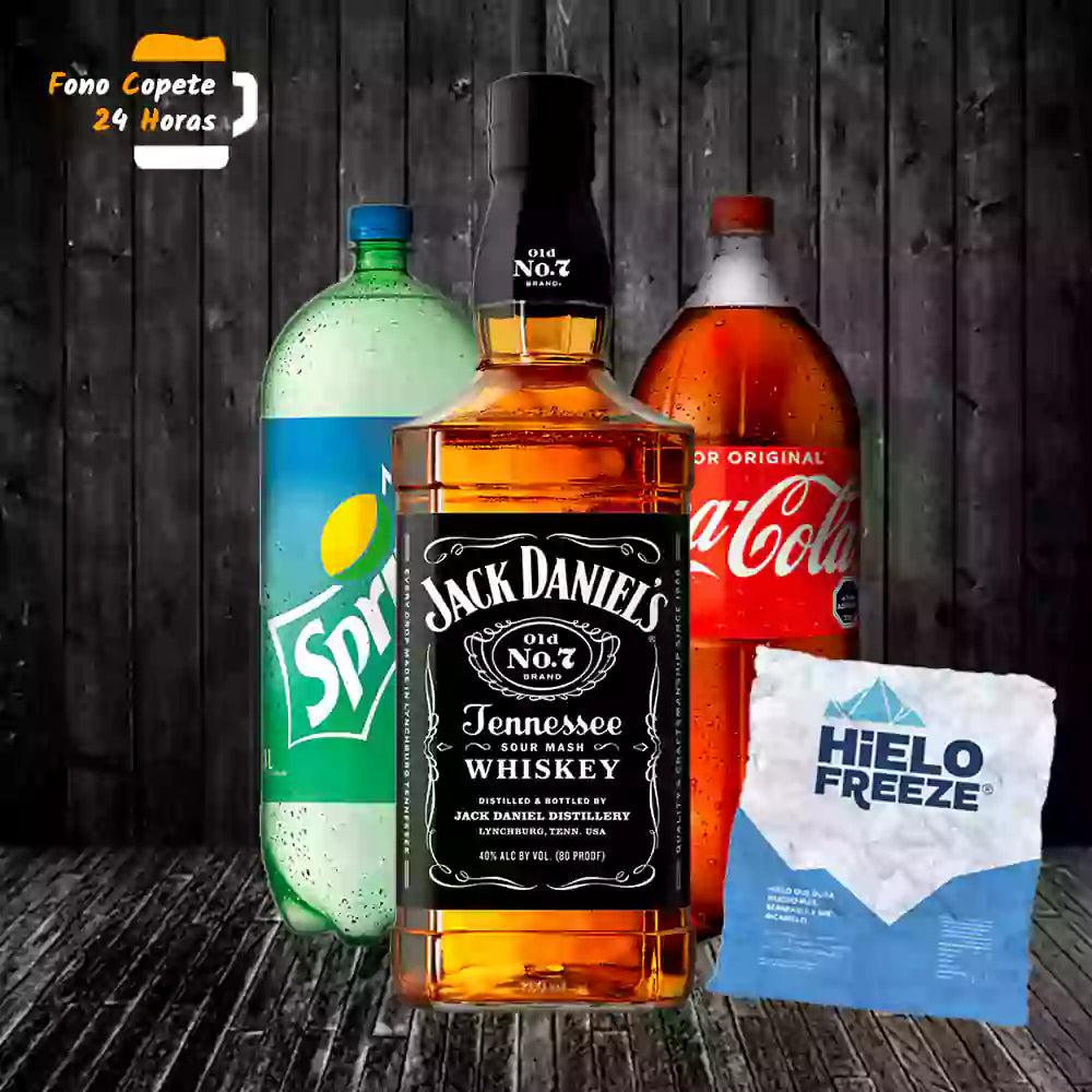 Promo Jack Daniel's + Bebida 3lt + Hielo