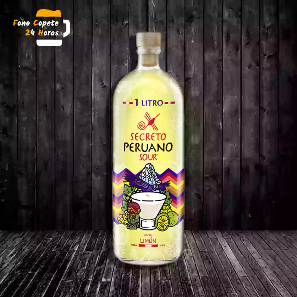 Pisco Sour Limon Secreto Peruano de 1 Litro